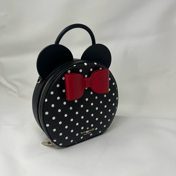 kate spade Disney New York Minnie Mouse Bag in Black Polka Dot - Picture 4 of 14